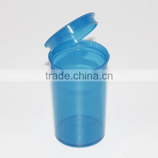 Medical Plastic Snap Cap Pill Bottles Plastic Pop Up Lid Vials photo-2