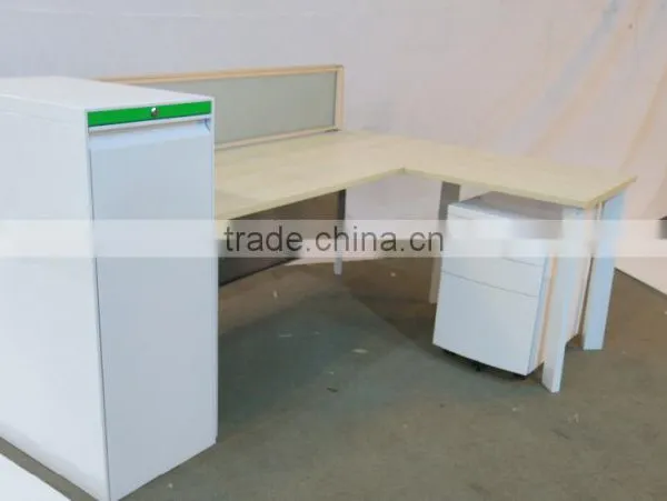 Steel Metal Hand-pull Sliding Desk Side Cabinet Table Storage Cabinet Cupboard photo-4