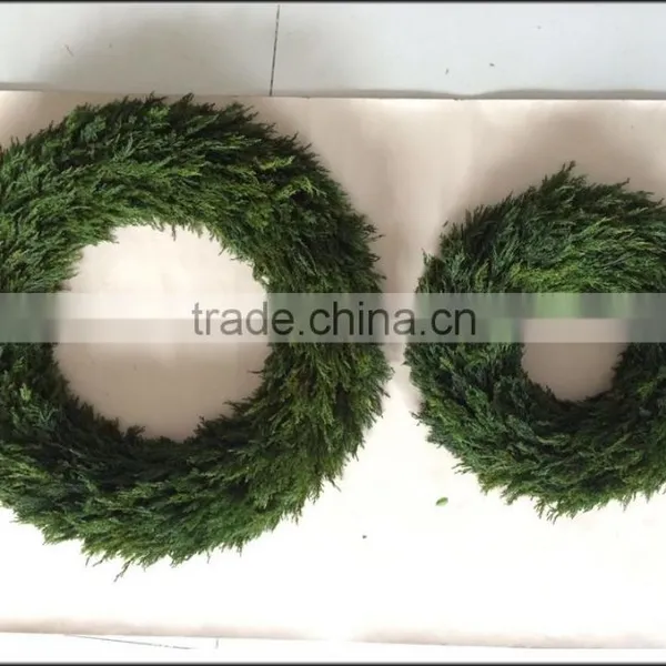 Natural Preserved Cypress Wreath Preserved Pinus Wreath photo-3