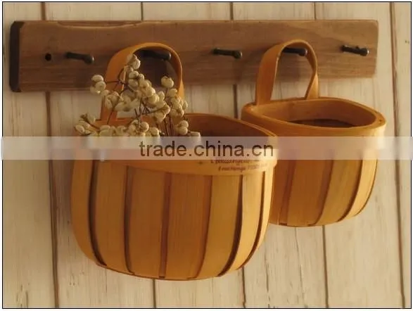 Wholesale Wooden Small Hanging Fruit Baskets photo-4