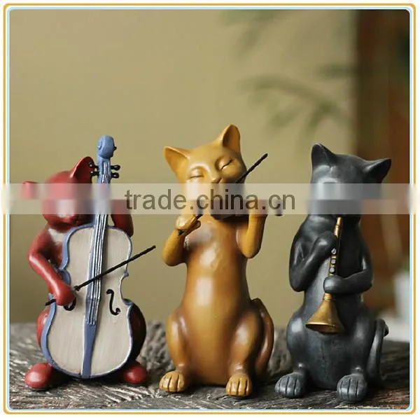 Factory Price Resin Cat Figure Living Room Decoration Manufacturer photo-3