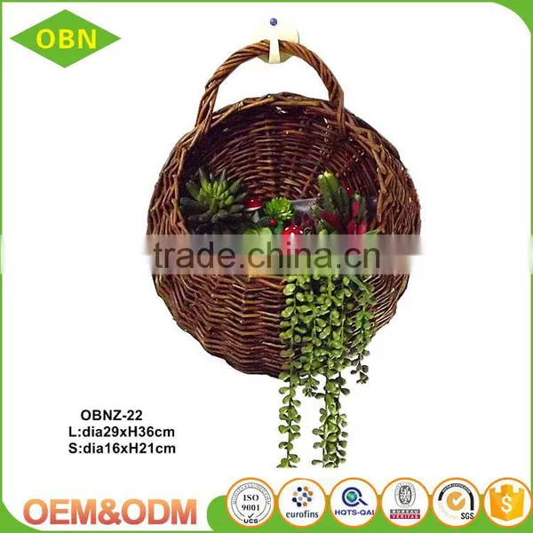 China Factory High Quality Beautiful Hanging Flower Gift Basket Wholesale Decorate Your Garden photo-4