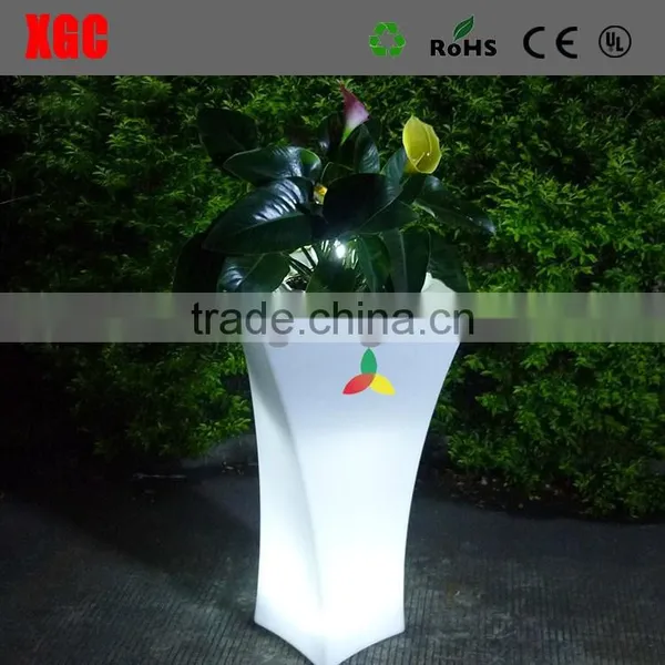 Decoration Cheap Flower Pots, Decoration LED Lighting Planter Flower Pot photo-3