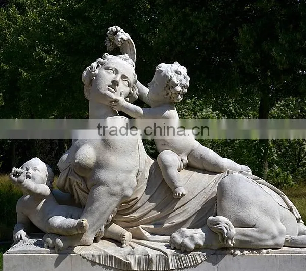 High Quality Art Deco Riproduzioni Natural Marble Garden Statues photo-4