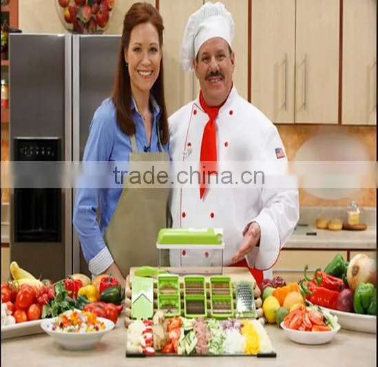 One Step Precision Cutting Dicer Plus/ Plastic Fruit And Vegetable Multi Grater Set photo-2
