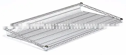 Space Saver 3 Tier Detachable Storage Metal Shelf Wire Metal Rack photo-3