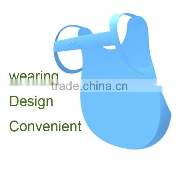 FDA/LFGB Printed Baby Bib,custom Silicone Bib for Baby /adult photo-2