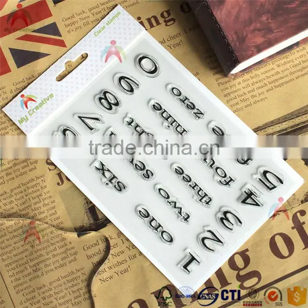 2017 Happy Letter Theme Clear Stamps for Paper Scrapbook