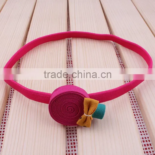 Hot Sale Fabric Flower Hairband for Kids Hair Accessories photo-3
