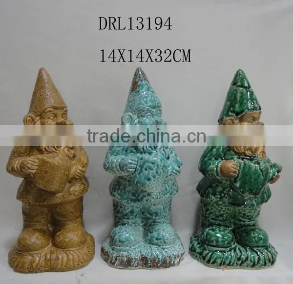 Decorative Garden Gnome in Ceramic photo-2