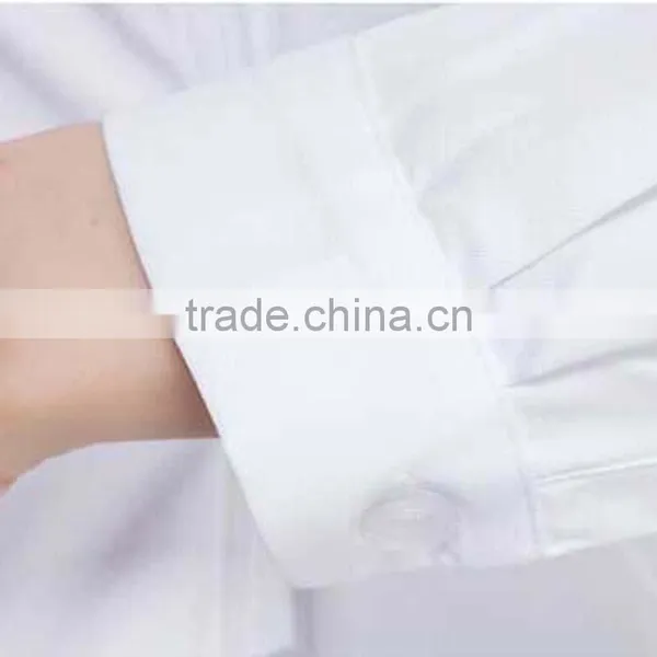 Latest Blouse Womens Clothes 2017 Western Style Nurse Uniform White Dress From photo-4