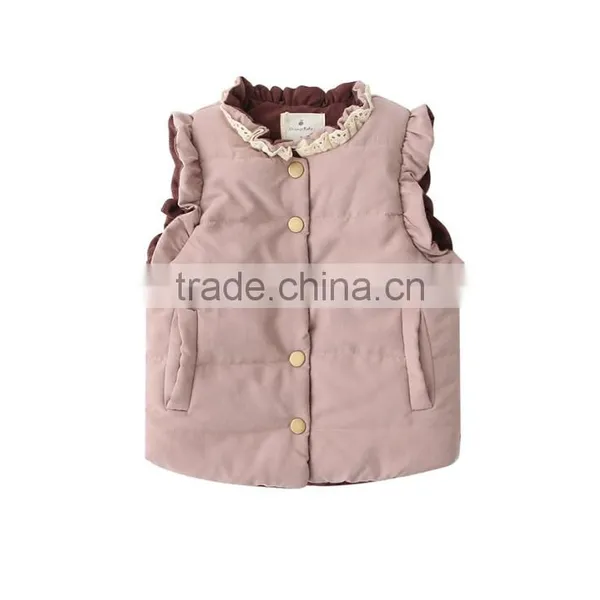 Latest Waistcoat Designs for Baby 2016 Back Bow Cotton Vest photo-3