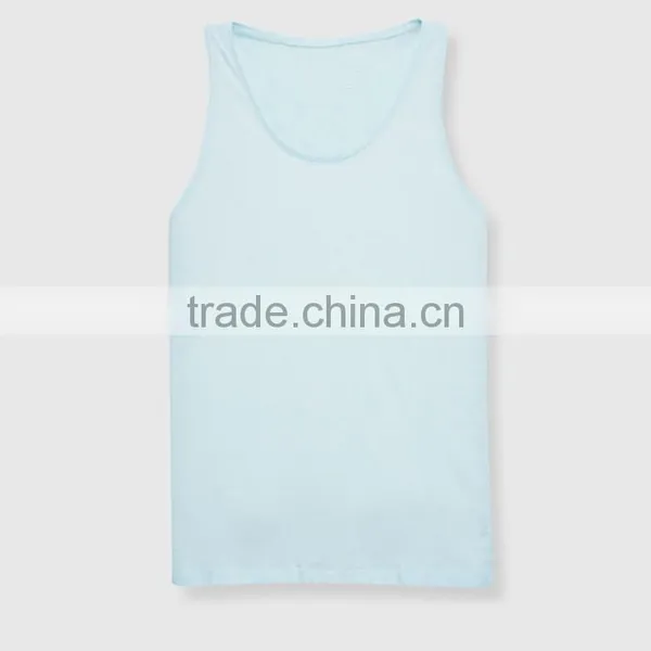China Suplier Man Blank Tank Top Summer Vest Men's Fashion Tops photo-5