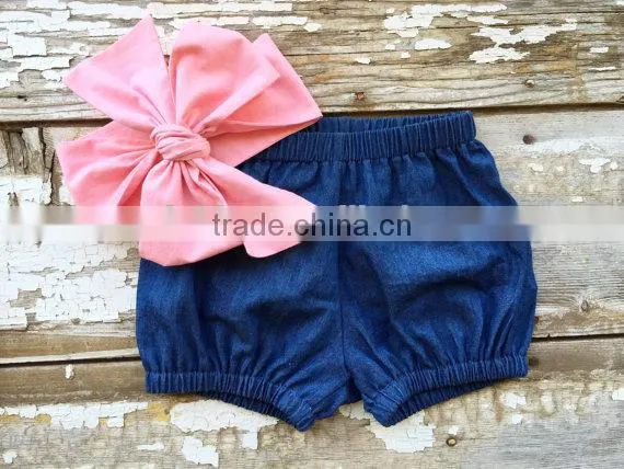 New Born Baby Clothes Wholesale Little Girl Summer Clothing Bloomer Set photo-5