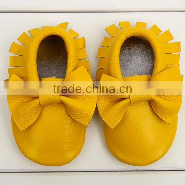 Fashion Newest Baby Shoes Knot Bow Toddler Shoes Nice Forest Green Baby Moccasins photo-6