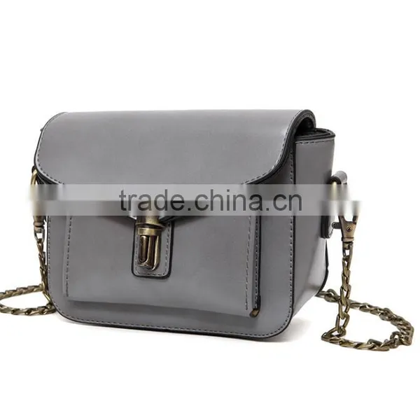 Zm50260b Fashion Women Bag New Style Simple pu Leather Small Lady Messenger Bag photo-5