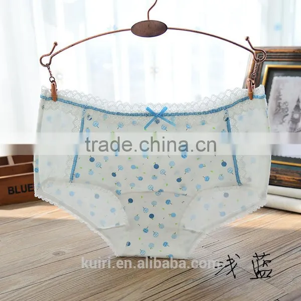 Women High Quality Cotton Underwear Young Girls Comfortable Panties photo-4
