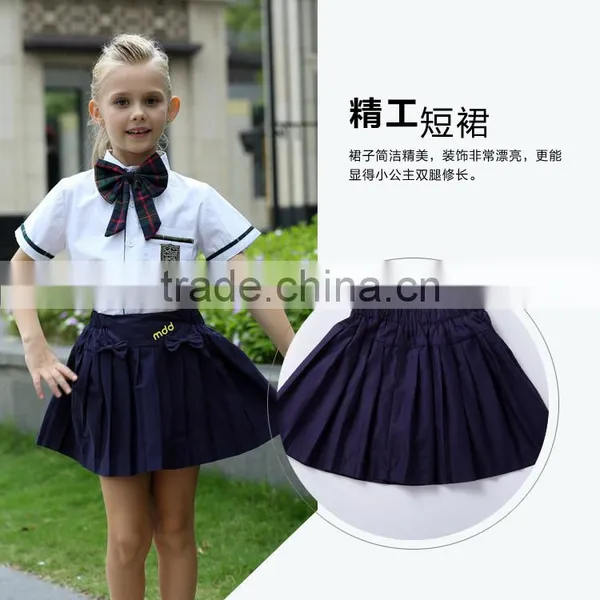 Juqian 2016 Wholesale Cheap Lovely Unisex Summer Primary Kids School Uniforms photo-6