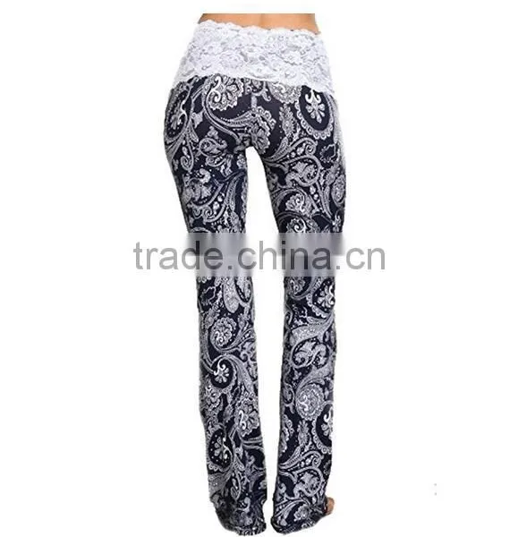 Full Sublimation Print Capri Yoga Pants Women Custom Your Logo photo-3