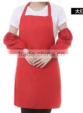 Custom Aprons Korean Solid Color Home Aprons Brown Advertising Apron Custom Printed LOGO photo-6