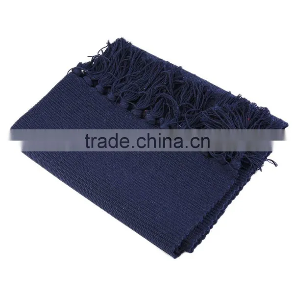 Comfortable Solid Color Soft 100% Cotton Blanket Crochet Summer Newborn Babies Blanket Casual Sleeping Bed Supplies photo-2