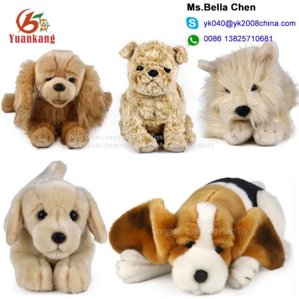 2017 Best Made Soft Toys Dog Custom Plush Toys 25cm Dog Doll Stuffed Animal Toy