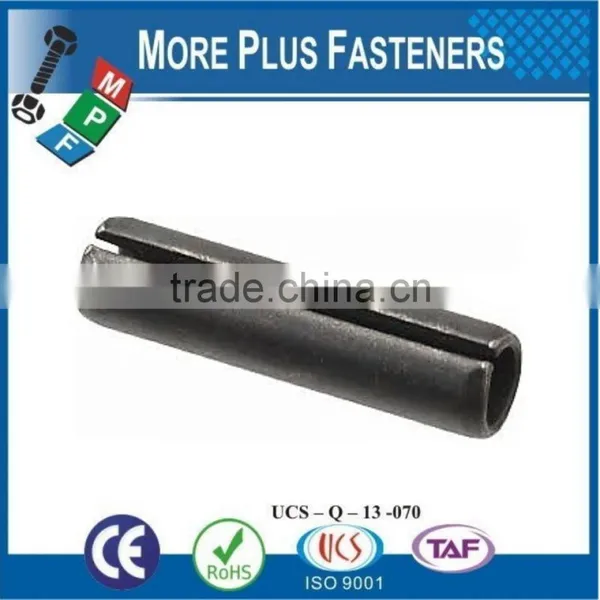 Made In Taiwan Clear Zinc Finish Steel Stainless Steel Black Steel Slotted Spring Pin photo-6
