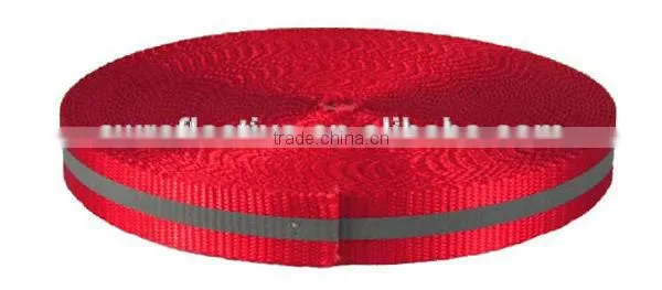 Fluorescent Reflective Nylon Webbing With High Reflective Tape photo-3