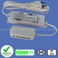 Fongkit 24V L803-6 Way Distributors Parallel for T10 10W Wide Voltage White LED Tube Light Fluorescent Bulb Replacement Lamp photo-2