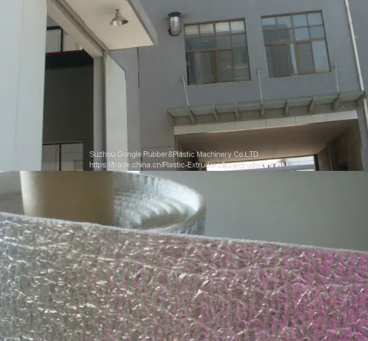 20180830 Heat Resistant XPE pe Foam Insulation Sheet Making Machine(extruder +3 Rollers Calender Machine) photo-4