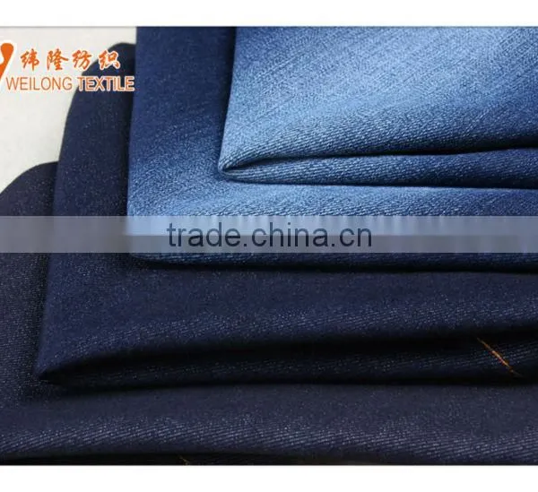 Apparel Indigo Blue Jeans Fabric Cotton Stiff Hand Denim Fabric Prices Wholesales photo-6