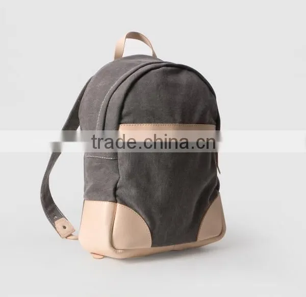 Best Selling Fashionable Canvas Backpack Bag for Wholesale photo-2