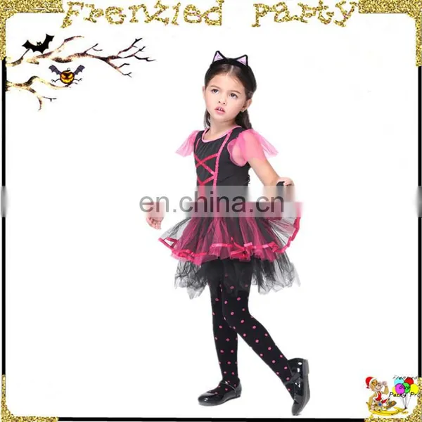 Wholesale Girl Cat Costume Animal Halloween Costume FGCC-0144 photo-2
