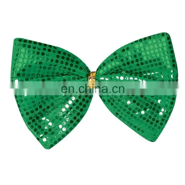 Cheap Silk Large st Patrick's Shamrock Custom Print Silk Tie photo-2