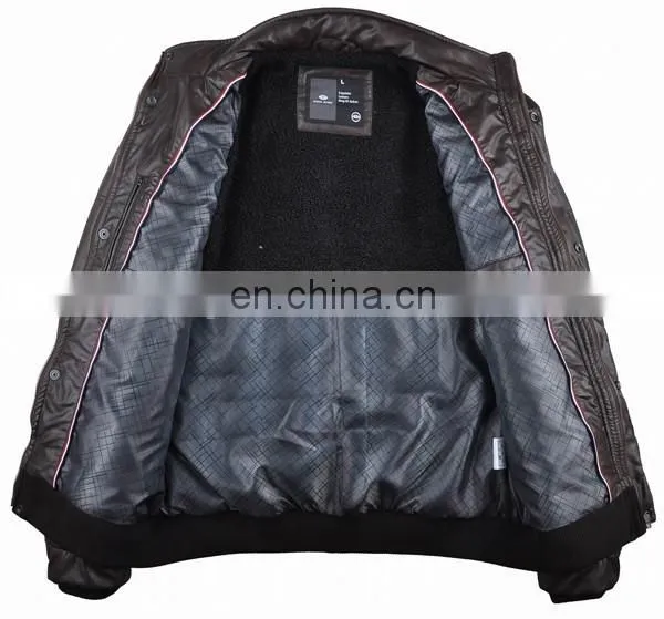 2015 New Model Istanbul Garment pU Leather Jacket photo-3
