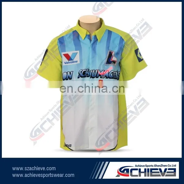 Wholesale Custom Racing Pit Crew Shirt photo-2
