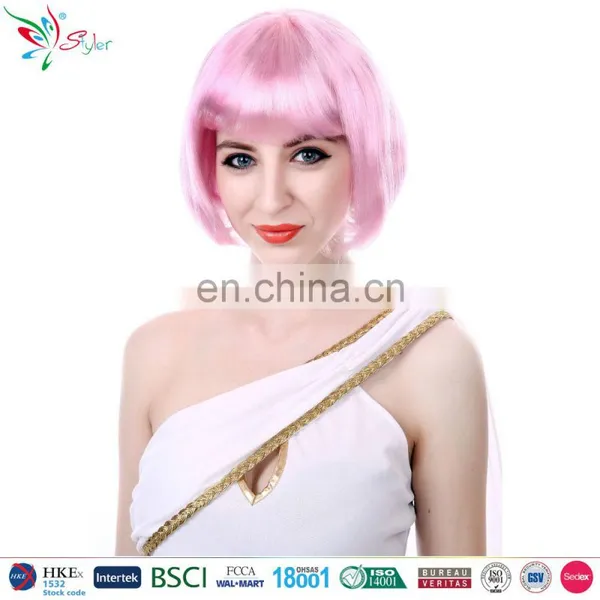 Wholesale Fashion Style Synthetic Wigs Short Bob Wig for Party photo-4