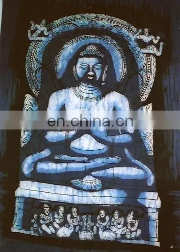 Batik Printed INDIAN GODS PRINTED WALL HANGINGS