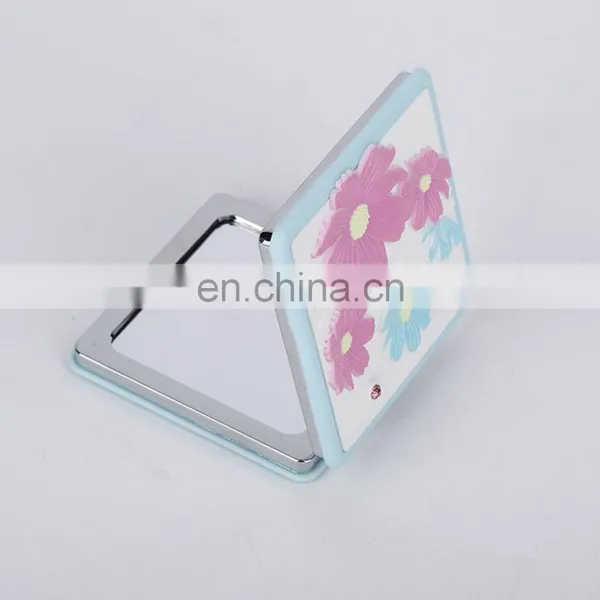 Wholesale Cheap Promotional Mini Plastic Folding Pocket Mirror photo-4