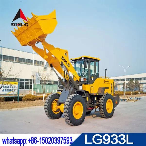 SDLG 3 ton wheel loader LG933L with pilot control and mechanical control