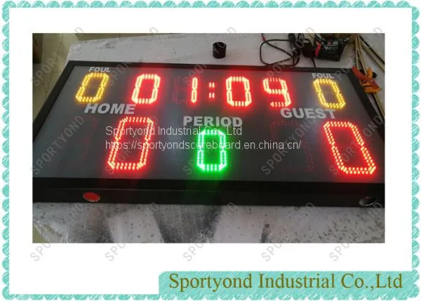 Five-A-sided LED Futsal Scoreboard Display