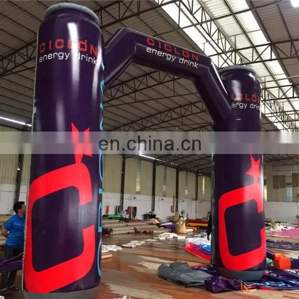 Attractive Customized Inflatable Bottle Arch, Digital Printing Inflatable Archway For Promotion Advertising photo-4