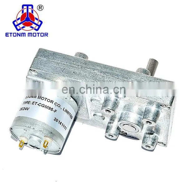 24v Low Speed High Torque Electric Gear Motor 12v for Sale photo-4