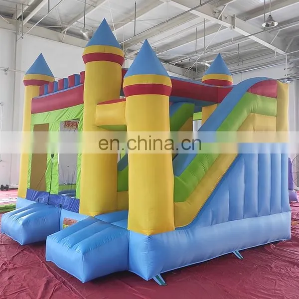Oxford Cloth Kids Mini Bounce House Inflatable Bouncer Castle With Slide photo-3
