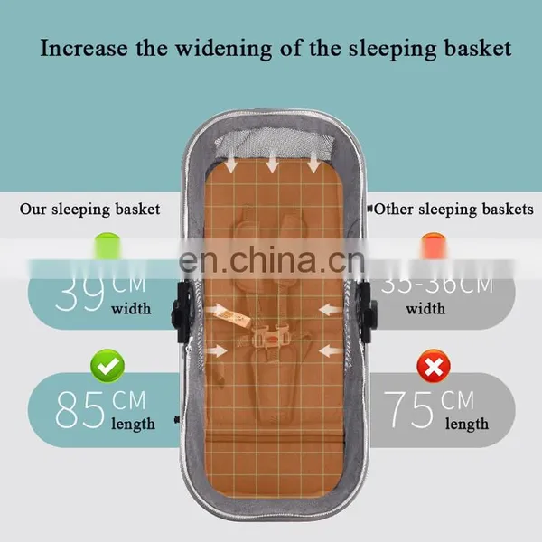 China Wholesale Baby Pram Easy Carry Baby Pushchair Baby Stroller 3 in 1 photo-4