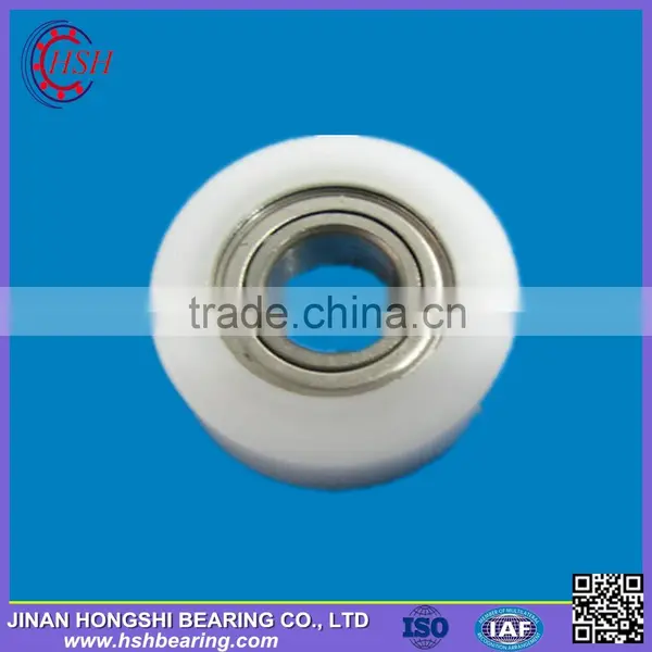 China Nylon Small Deep Groove Ball Bearings Roller Plastic Pulley Wheels With Bearings for Door Windows photo-4