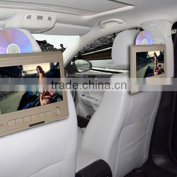 9"Digital Screen Headrest DVD Player 32 Bit Wireless Games and 8G SD Card,FM,IR,SPEAKER, SUPER DIY ! EASY INSTALL! HIGH QUALITY!