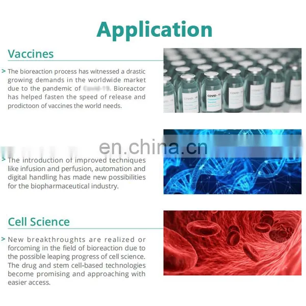 OEM 1000l 2000l 10000l 10000 L 20000l 100000l 10l 50l 100l 300l 500l 500 L Industrial Bacterial Fermentor Bioreactor photo-2