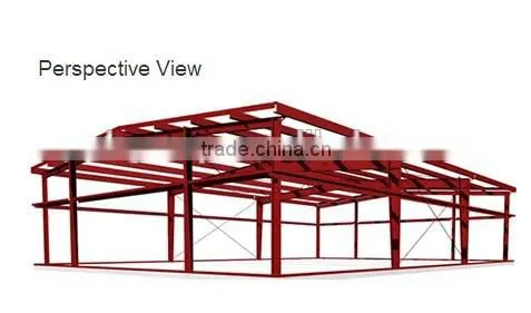 Large Span Supermarket With High Strength Q345 Steel Frame Epoxy Painted photo-3