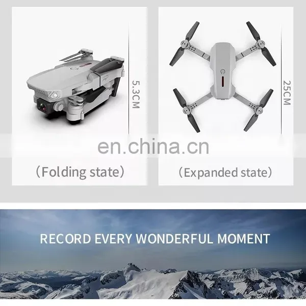 4K Drone HD Wifi RC Foldable Quadcopter Gift Toy Wide-Angle E88 Pro Drone Real-time Transmission FPV Mini Drones Toy E88 4K photo-4